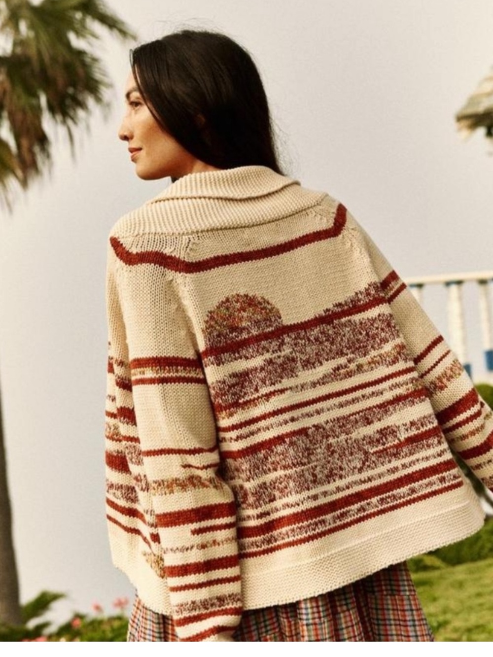 The Great. The Landscape Lodge Cardigan. XS. 0